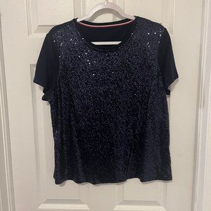sequin top